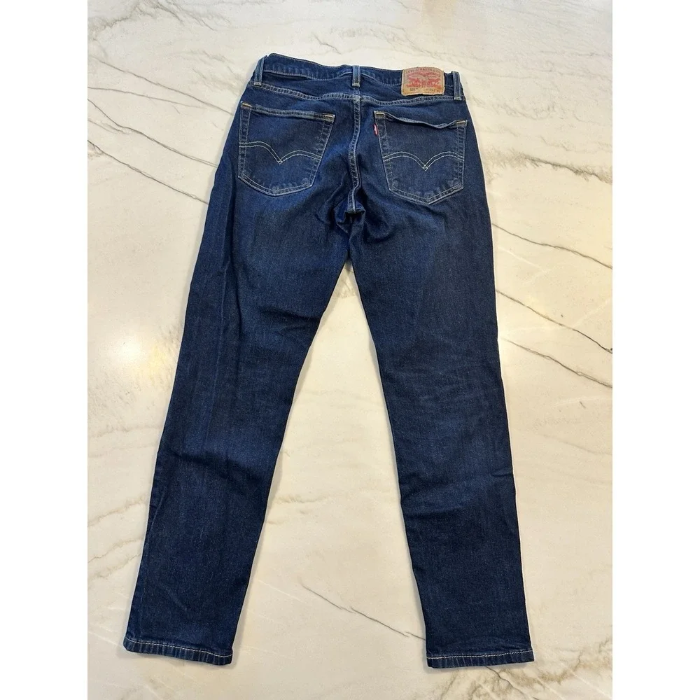 Levi's 531 Athletic Slim Jeans Men's 30x28 Dark Wash Stretch Denim Pants